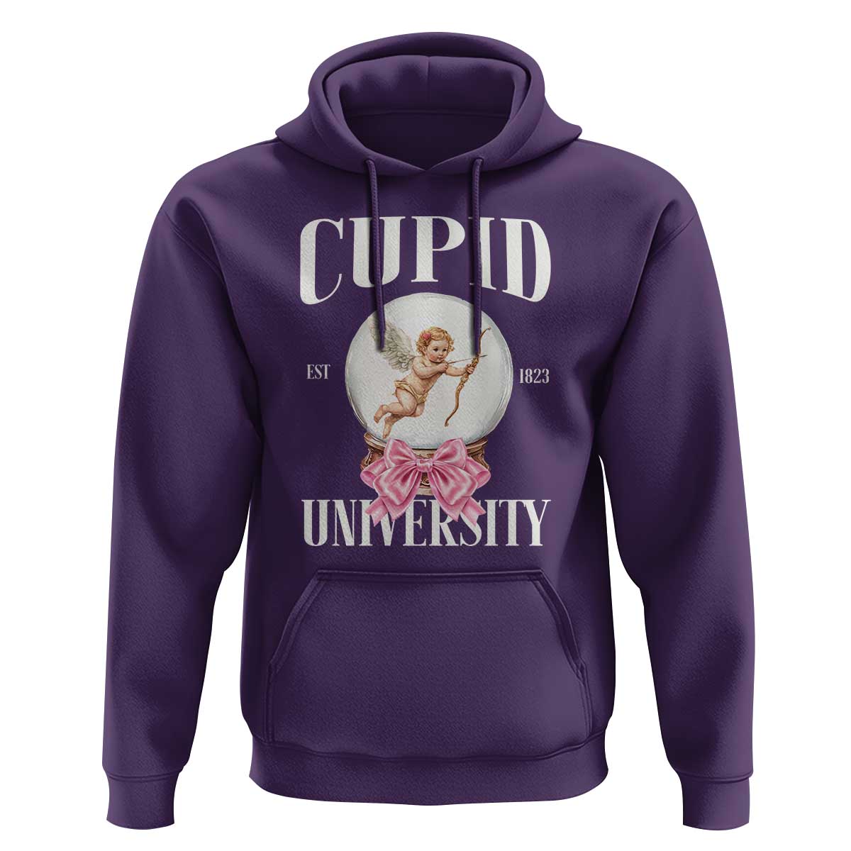 Cupid University Hoodie Cute Valentine's Day College