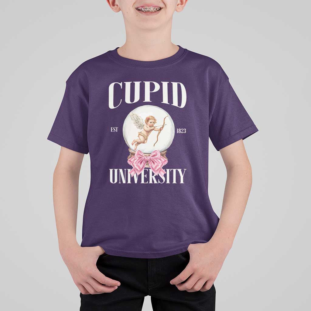 Cupid University T Shirt For Kid Cute Valentine's Day College