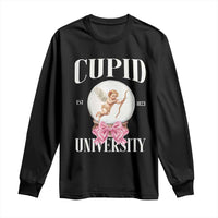 Cupid University Long Sleeve Shirt Cute Valentine's Day College