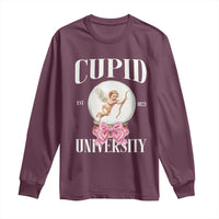 Cupid University Long Sleeve Shirt Cute Valentine's Day College