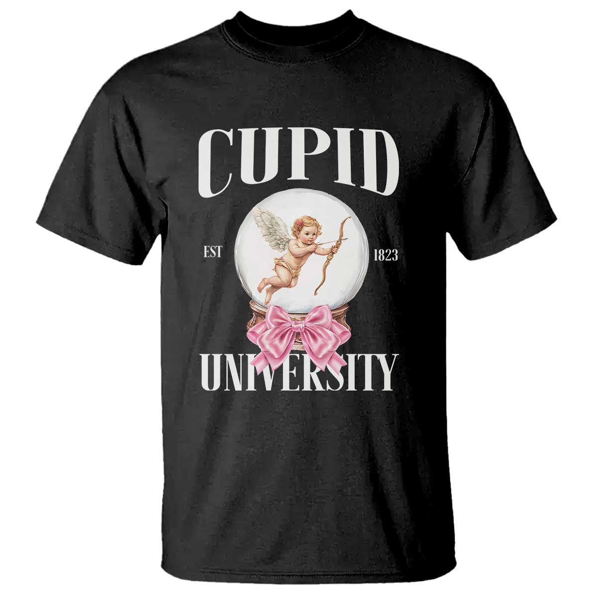 Cupid University T Shirt Cute Valentine's Day College