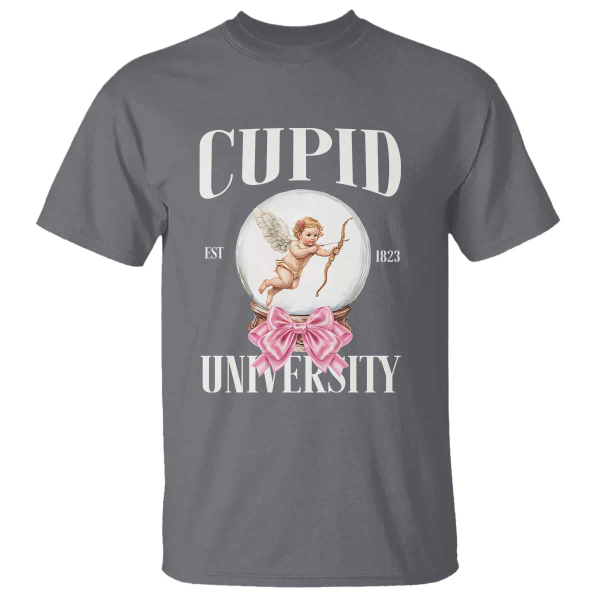 Cupid University T Shirt Cute Valentine's Day College