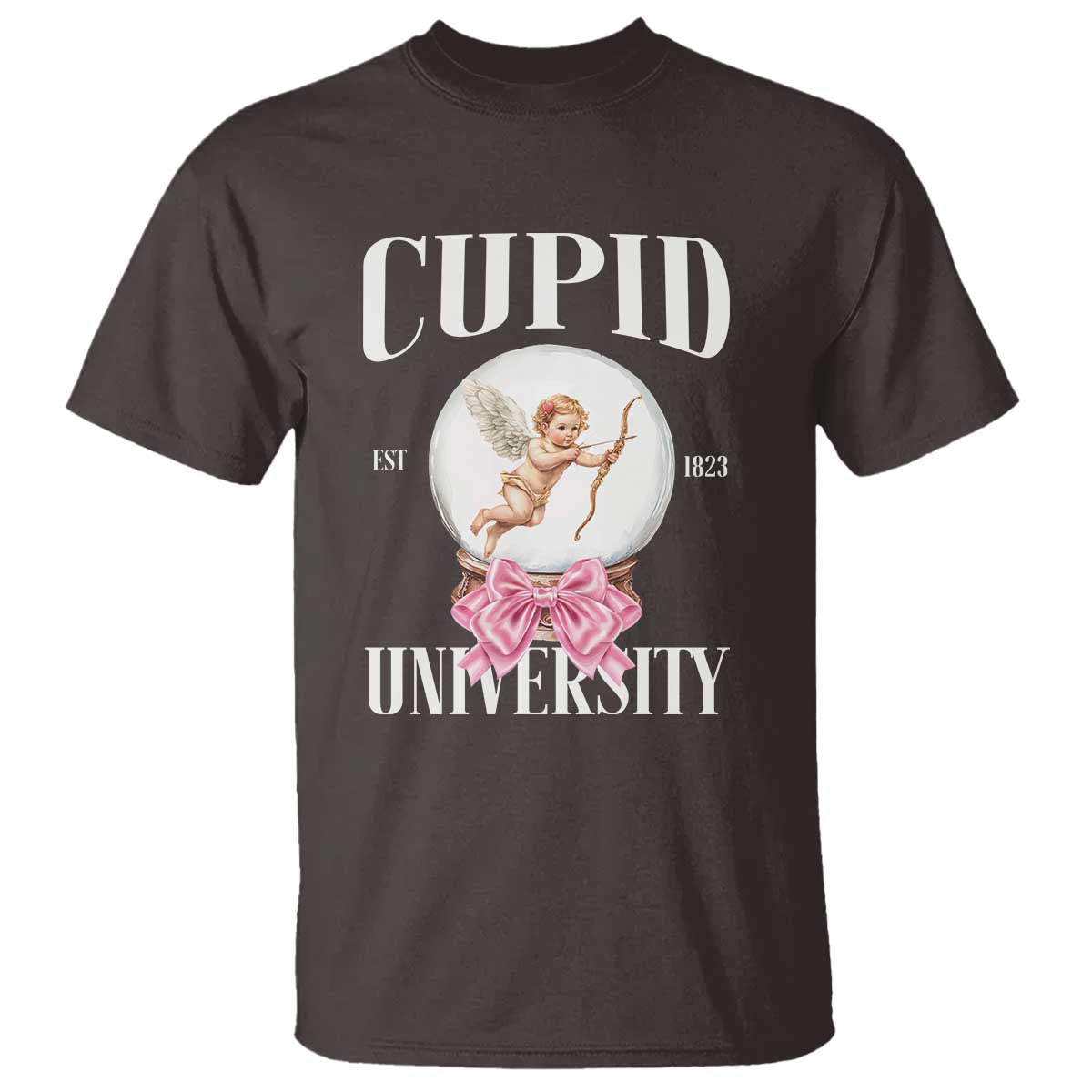 Cupid University T Shirt Cute Valentine's Day College