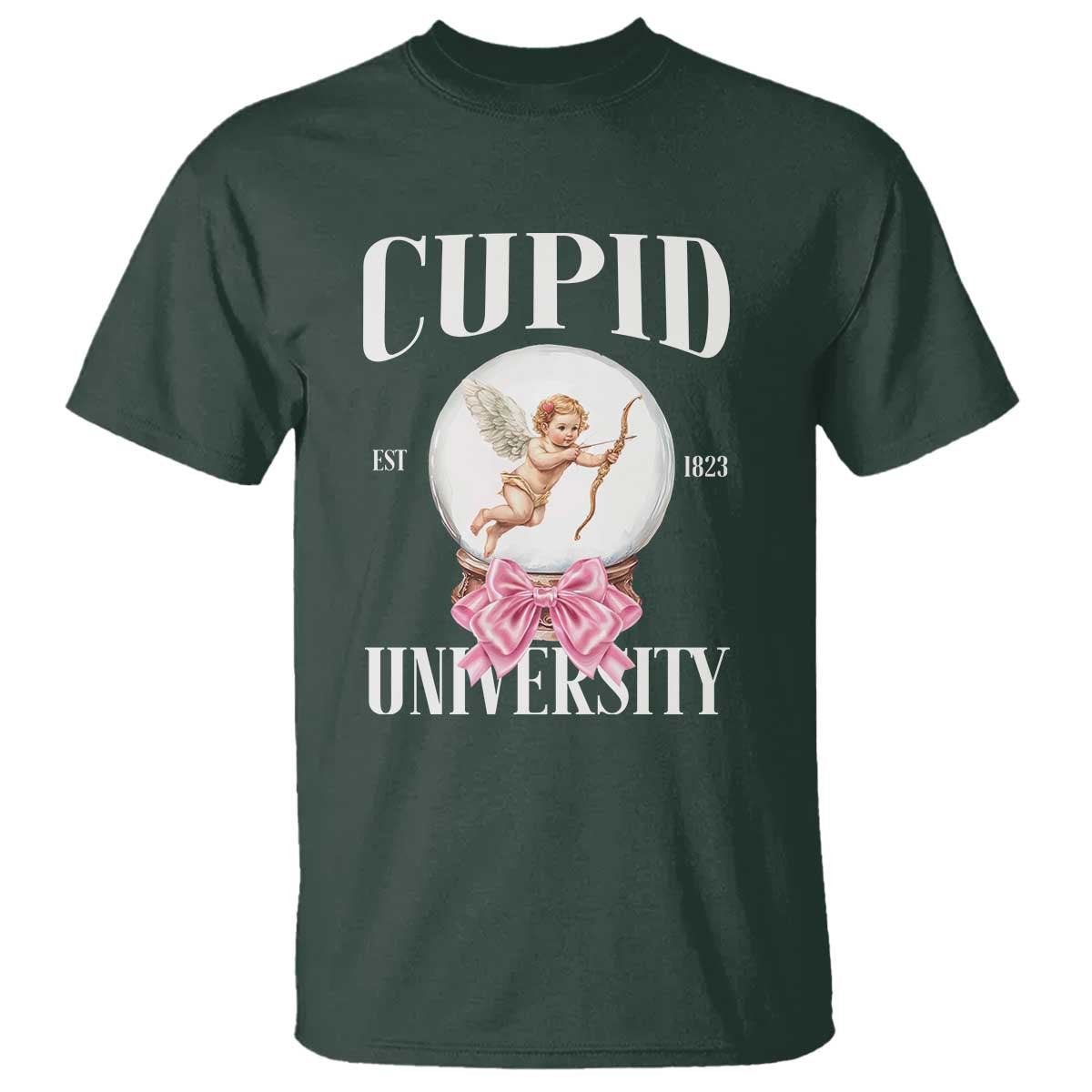 Cupid University T Shirt Cute Valentine's Day College
