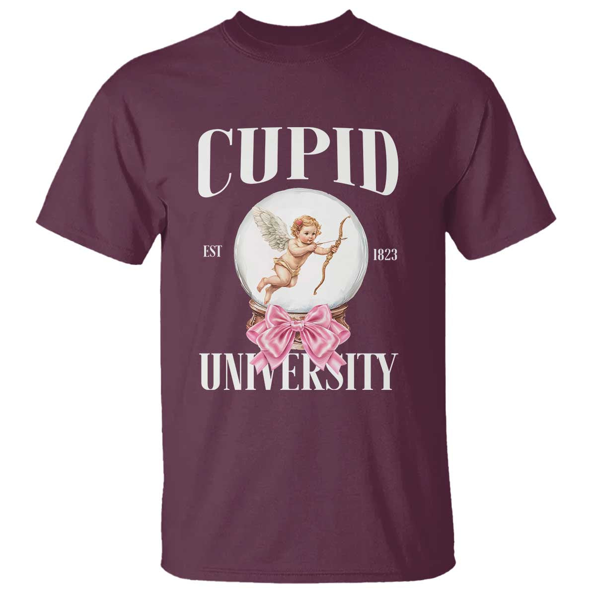 Cupid University T Shirt Cute Valentine's Day College