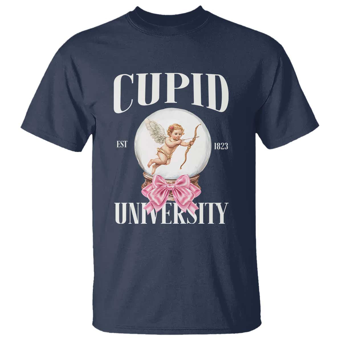 Cupid University T Shirt Cute Valentine's Day College