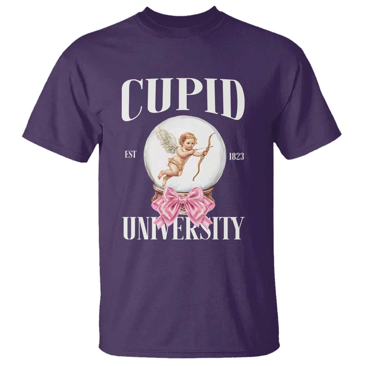Cupid University T Shirt Cute Valentine's Day College