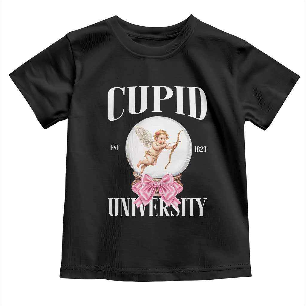 Cupid University Toddler T Shirt Cute Valentine's Day College