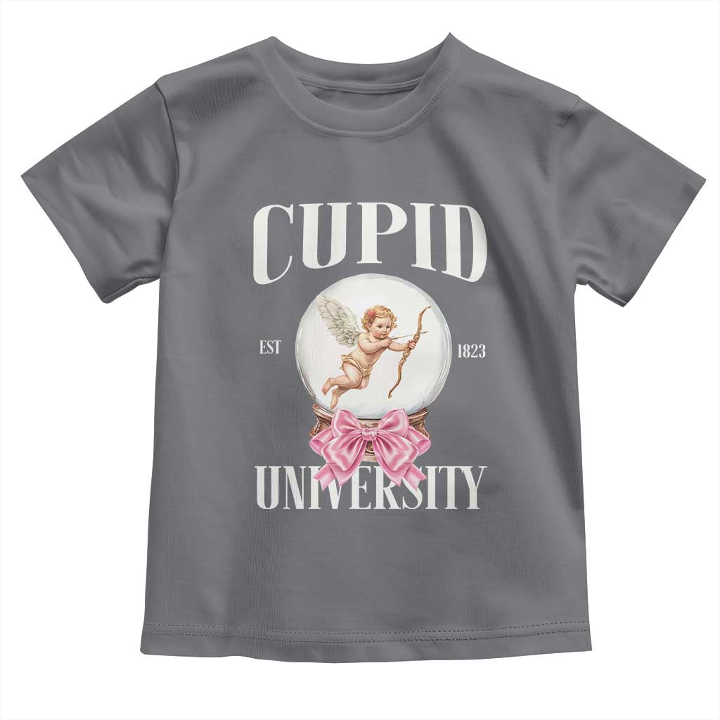 Cupid University Toddler T Shirt Cute Valentine's Day College