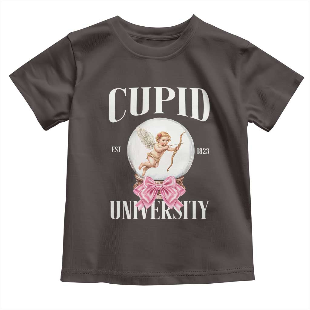 Cupid University Toddler T Shirt Cute Valentine's Day College