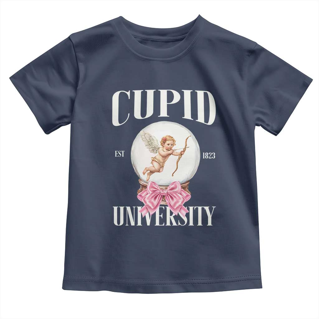 Cupid University Toddler T Shirt Cute Valentine's Day College