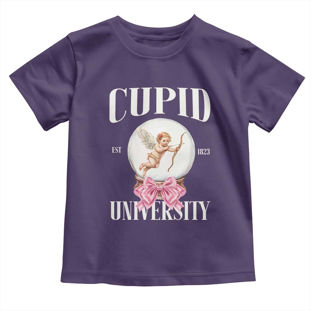 Cupid University Toddler T Shirt Cute Valentine's Day College