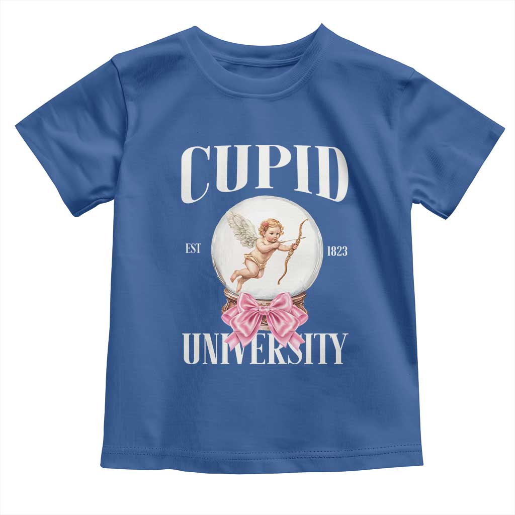 Cupid University Toddler T Shirt Cute Valentine's Day College