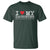 I Love My Daughter T Shirt Funny Mom Dad Gift From Daughter Classic Logo