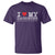 I Love My Daughter T Shirt Funny Mom Dad Gift From Daughter Classic Logo