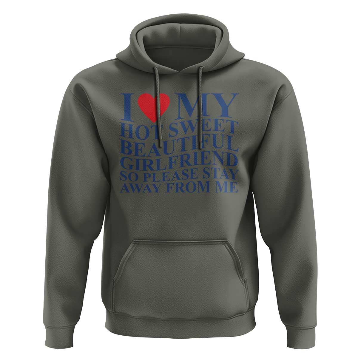 I Love My Hot Girlfriend Hoodie Funny Gift for Him Boyfriend Valentine