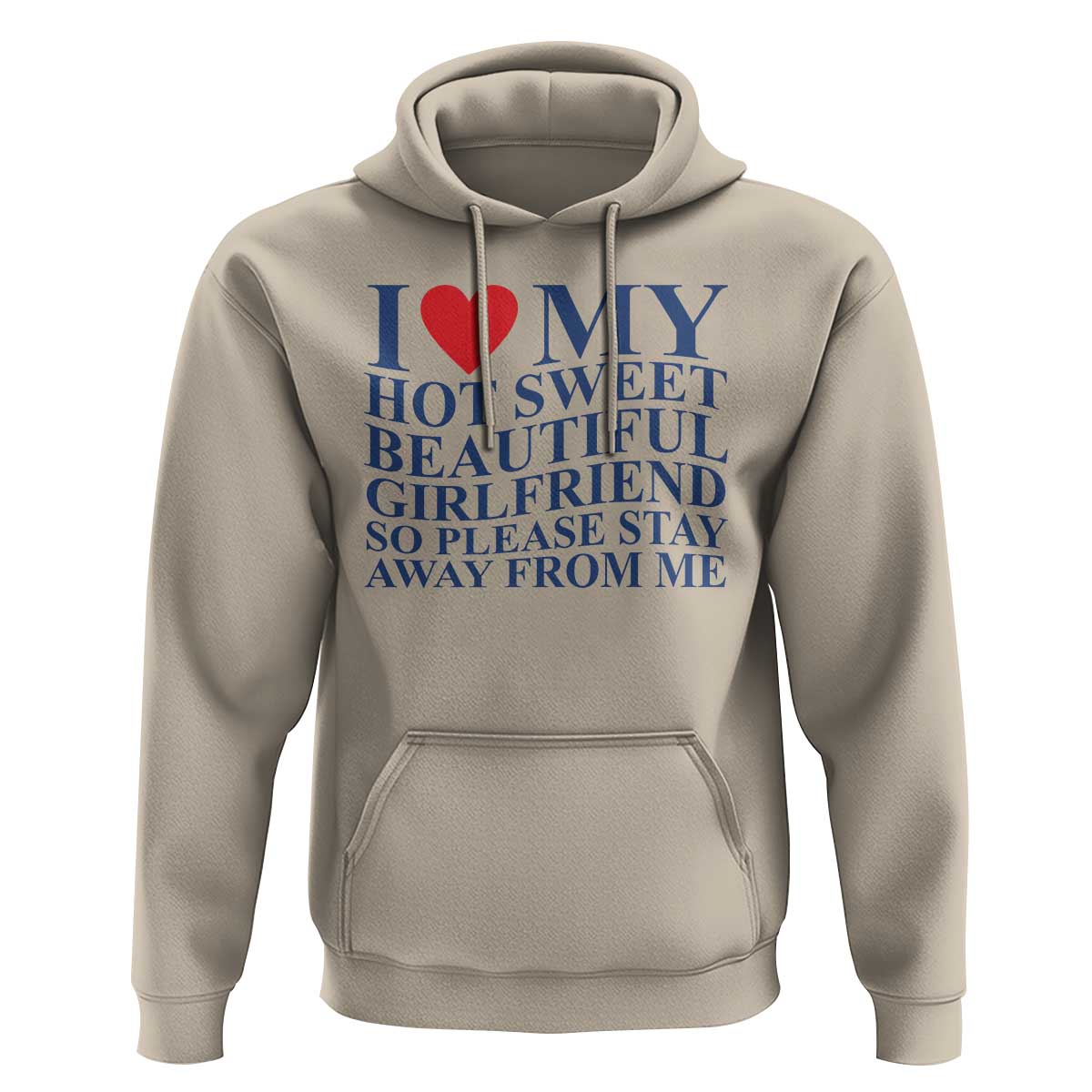 I Love My Hot Girlfriend Hoodie Funny Gift for Him Boyfriend Valentine