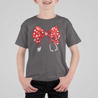 Nurse Coquette Valentine Heart T Shirt For Kid Gift For Healthcare Professionals Bow