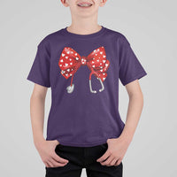 Nurse Coquette Valentine Heart T Shirt For Kid Gift For Healthcare Professionals Bow