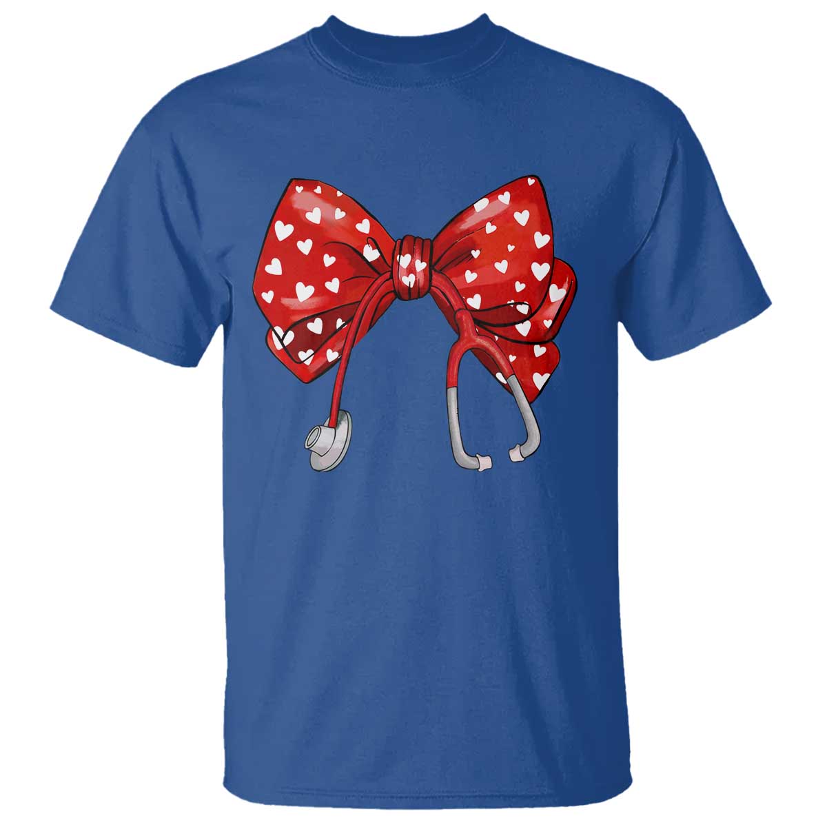 Nurse Coquette Valentine Heart T Shirt Gift For Healthcare Professionals Bow