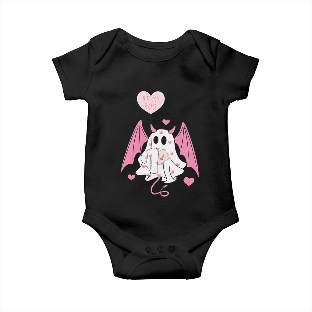 Valentines Ghost Baby Onesie Be My Boo Cute Funny