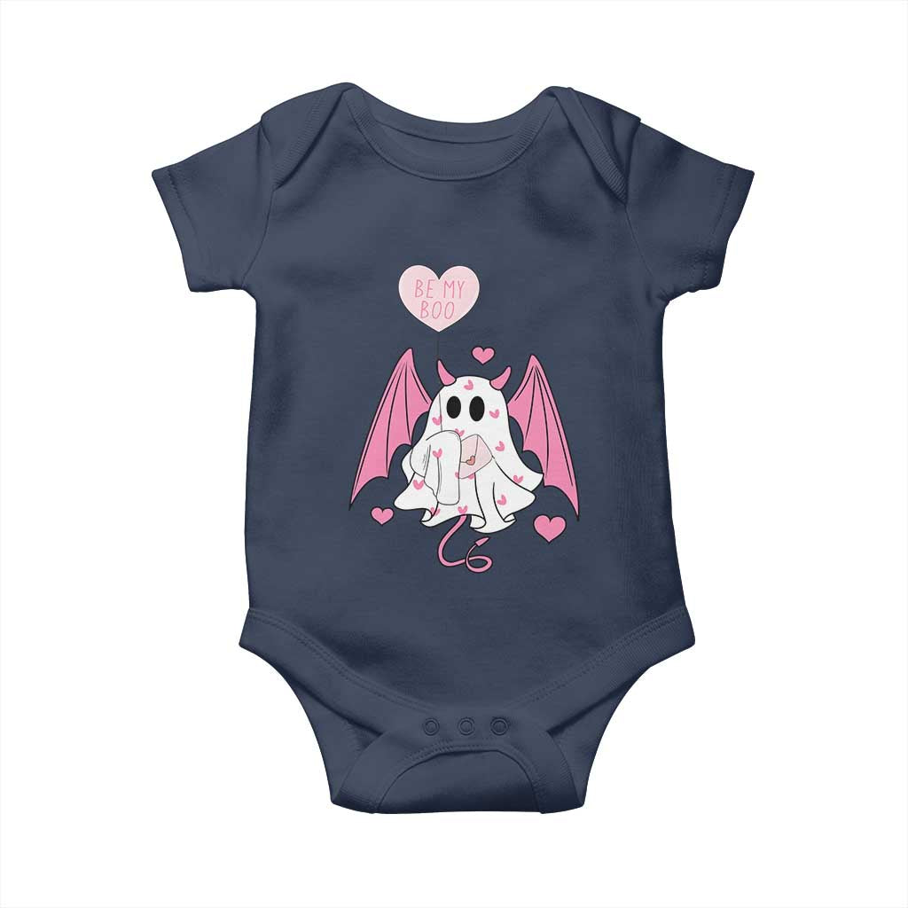 Valentines Ghost Baby Onesie Be My Boo Cute Funny