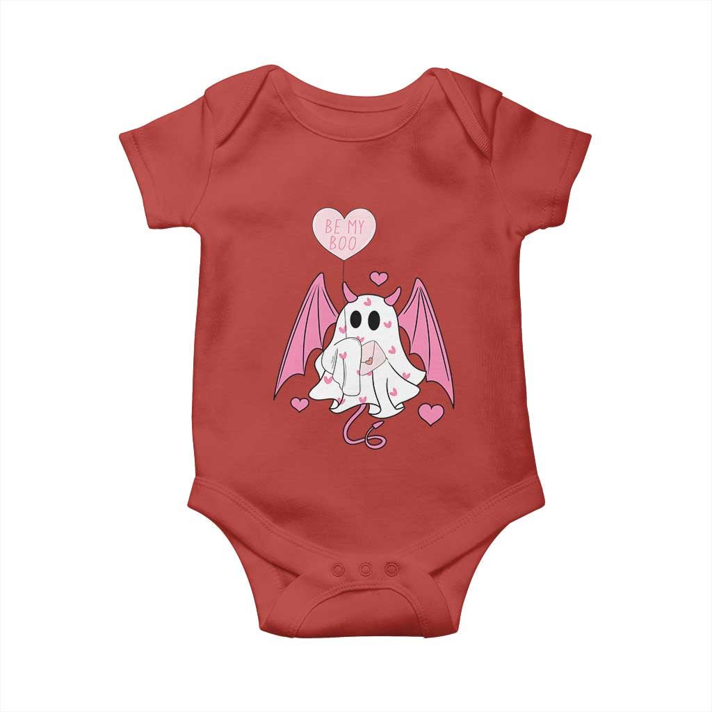 Valentines Ghost Baby Onesie Be My Boo Cute Funny