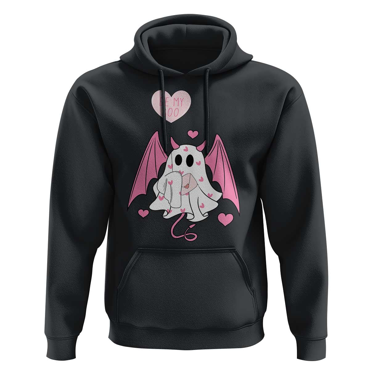 Valentines Ghost Hoodie Be My Boo Cute Funny