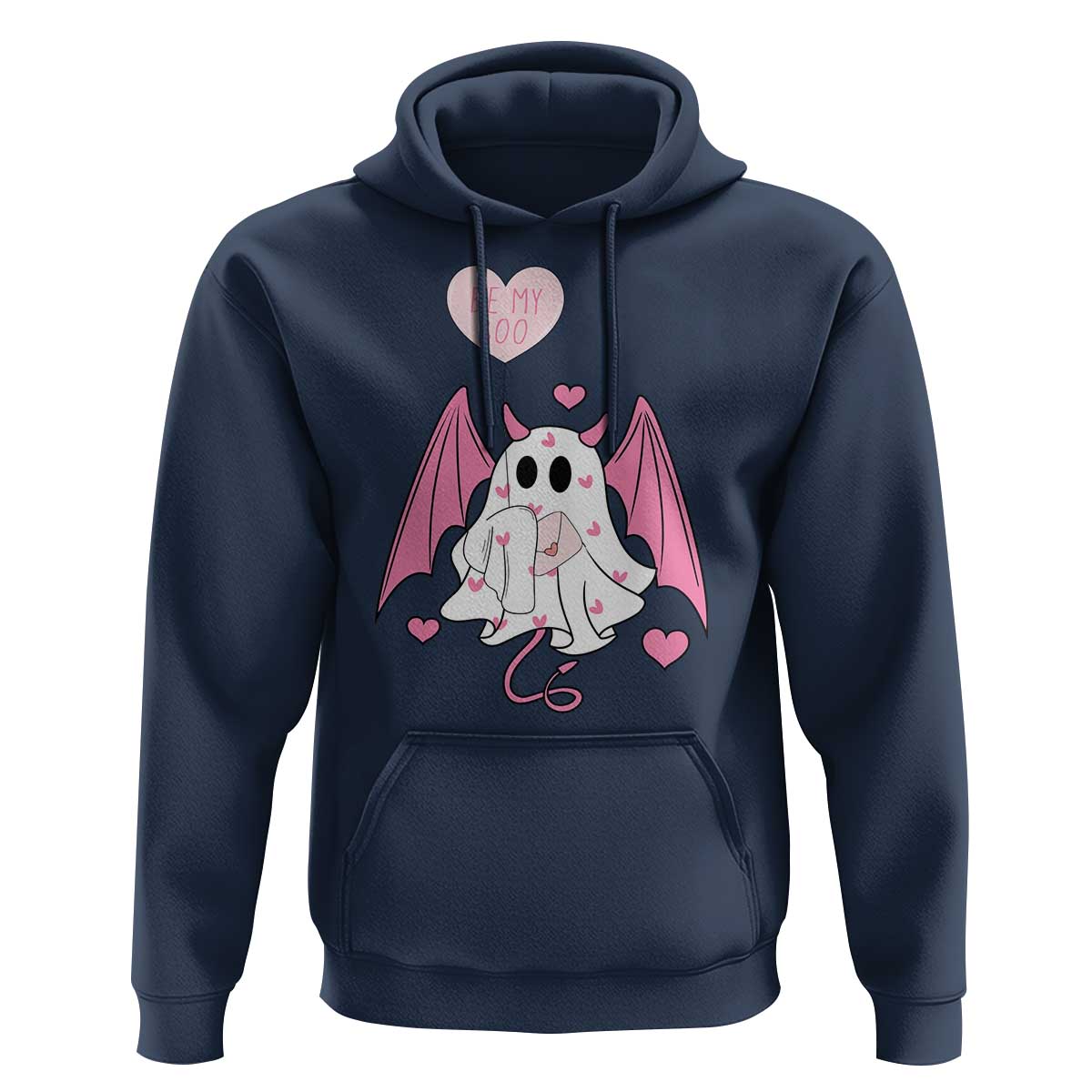 Valentines Ghost Hoodie Be My Boo Cute Funny