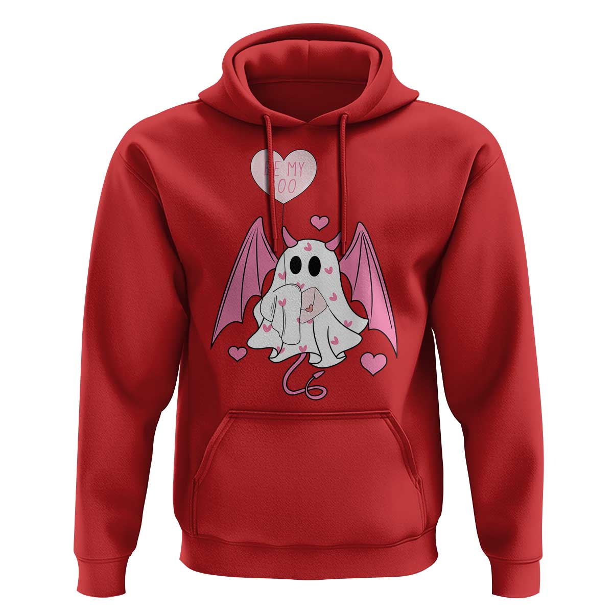 Valentines Ghost Hoodie Be My Boo Cute Funny