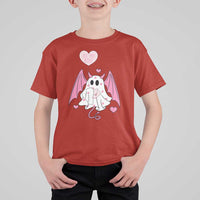 Valentines Ghost T Shirt For Kid Be My Boo Cute Funny