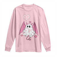 Valentines Ghost Long Sleeve Shirt Be My Boo Cute Funny
