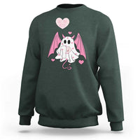 Valentines Ghost Sweatshirt Be My Boo Cute Funny