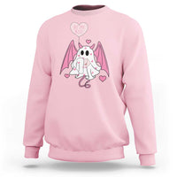 Valentines Ghost Sweatshirt Be My Boo Cute Funny