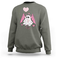 Valentines Ghost Sweatshirt Be My Boo Cute Funny