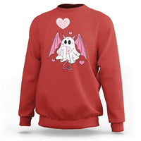Valentines Ghost Sweatshirt Be My Boo Cute Funny