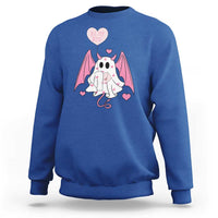 Valentines Ghost Sweatshirt Be My Boo Cute Funny