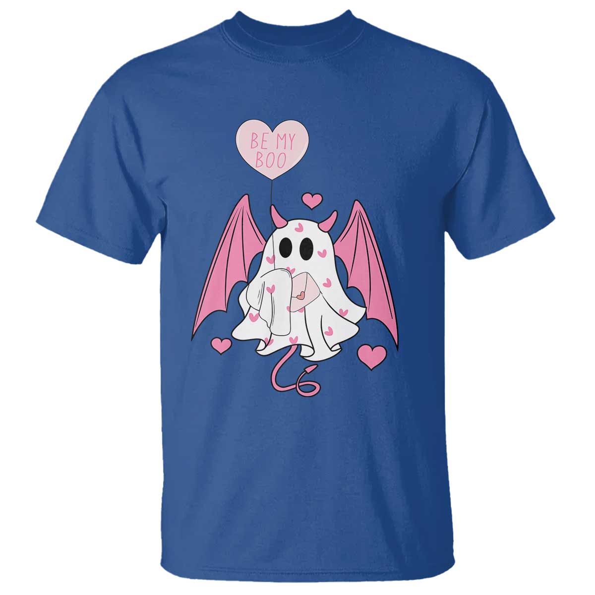 Valentines Ghost T Shirt Be My Boo Cute Funny
