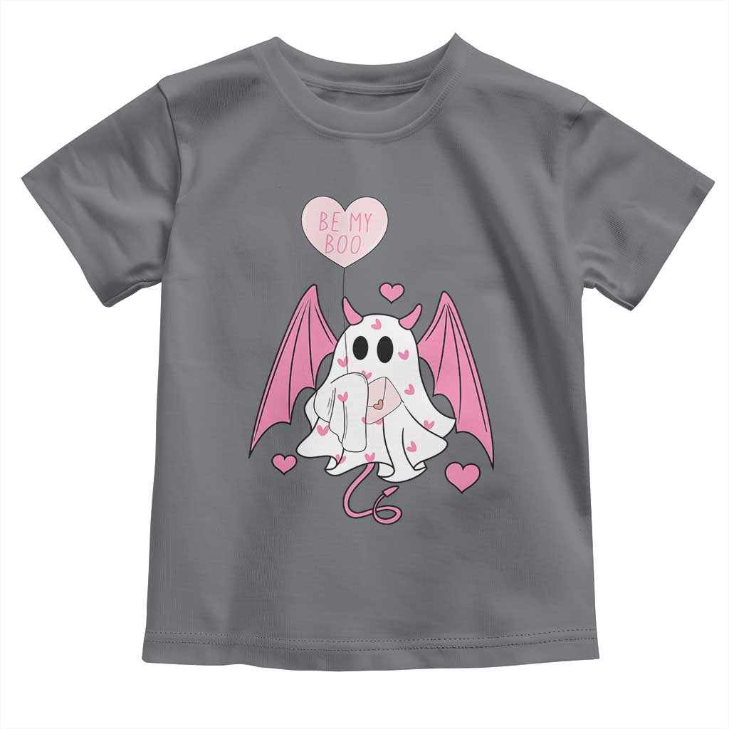 Valentines Ghost Toddler T Shirt Be My Boo Cute Funny