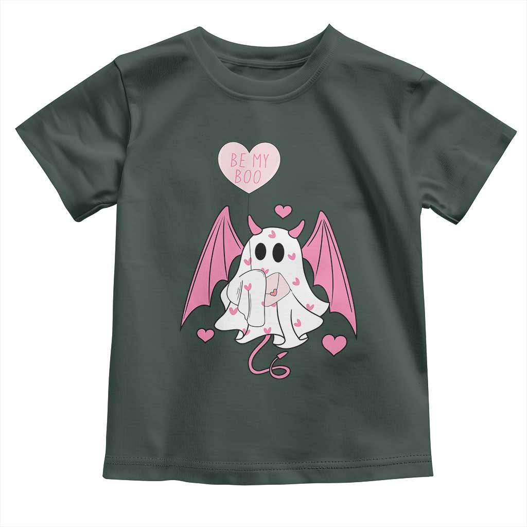 Valentines Ghost Toddler T Shirt Be My Boo Cute Funny
