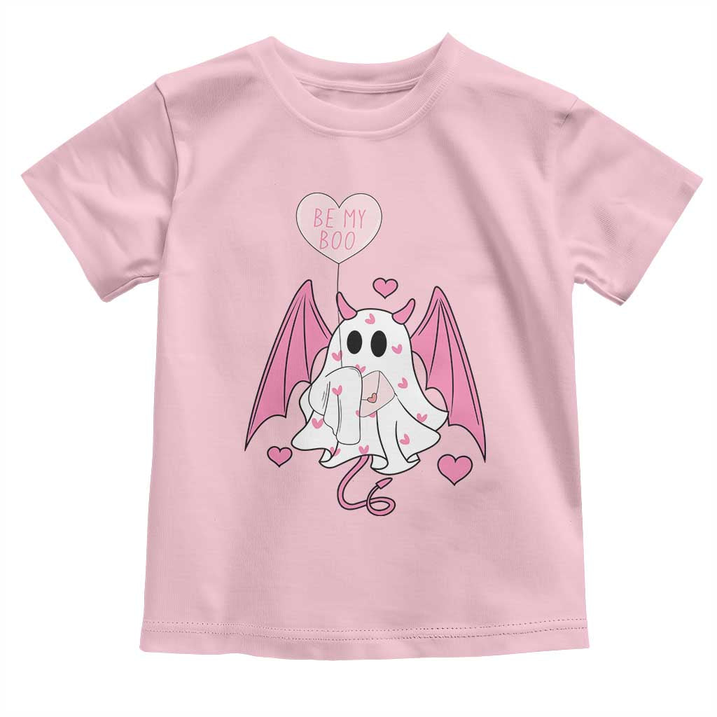 Valentines Ghost Toddler T Shirt Be My Boo Cute Funny
