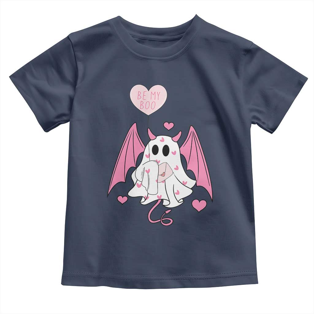 Valentines Ghost Toddler T Shirt Be My Boo Cute Funny