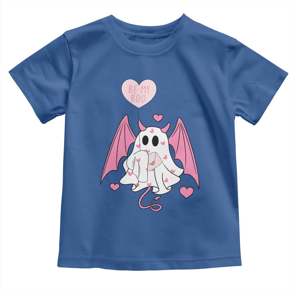Valentines Ghost Toddler T Shirt Be My Boo Cute Funny