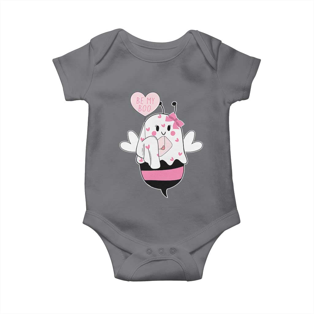 Valentines Ghost Baby Onesie Be My Boo Bee Boobee Coquette Cute Funny