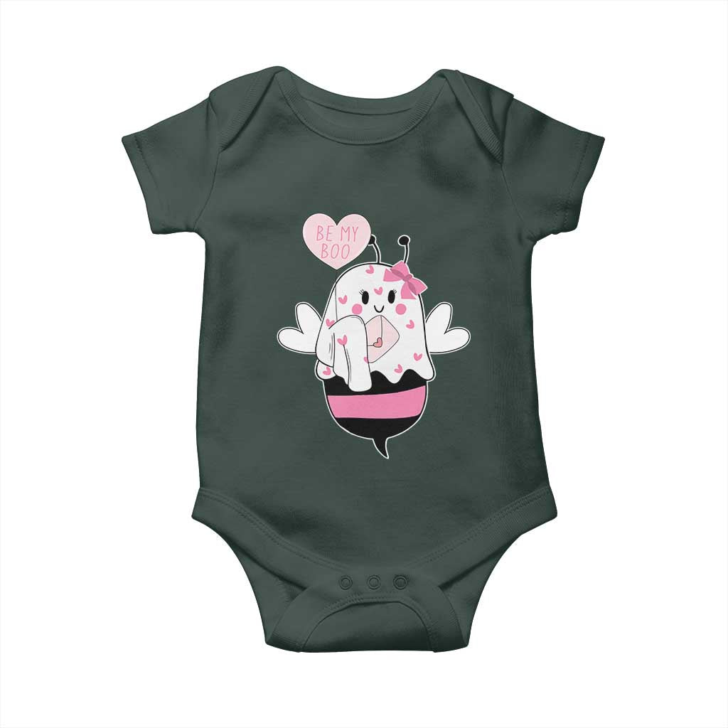 Valentines Ghost Baby Onesie Be My Boo Bee Boobee Coquette Cute Funny