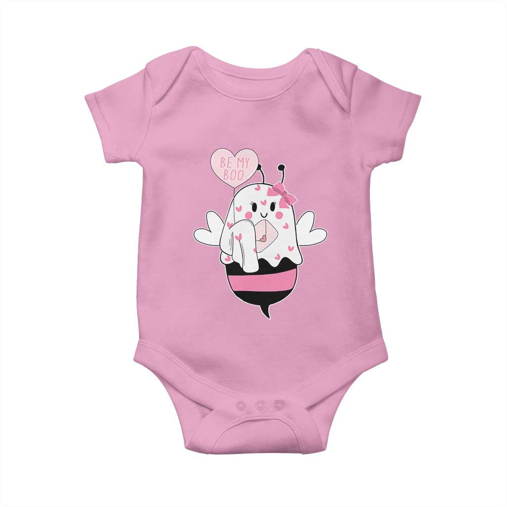 Valentines Ghost Baby Onesie Be My Boo Bee Boobee Coquette Cute Funny