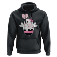 Valentines Ghost Hoodie Be My Boo Bee Boobee Coquette Cute Funny