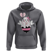 Valentines Ghost Hoodie Be My Boo Bee Boobee Coquette Cute Funny