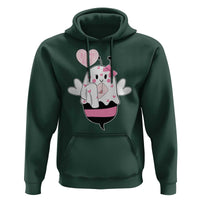 Valentines Ghost Hoodie Be My Boo Bee Boobee Coquette Cute Funny