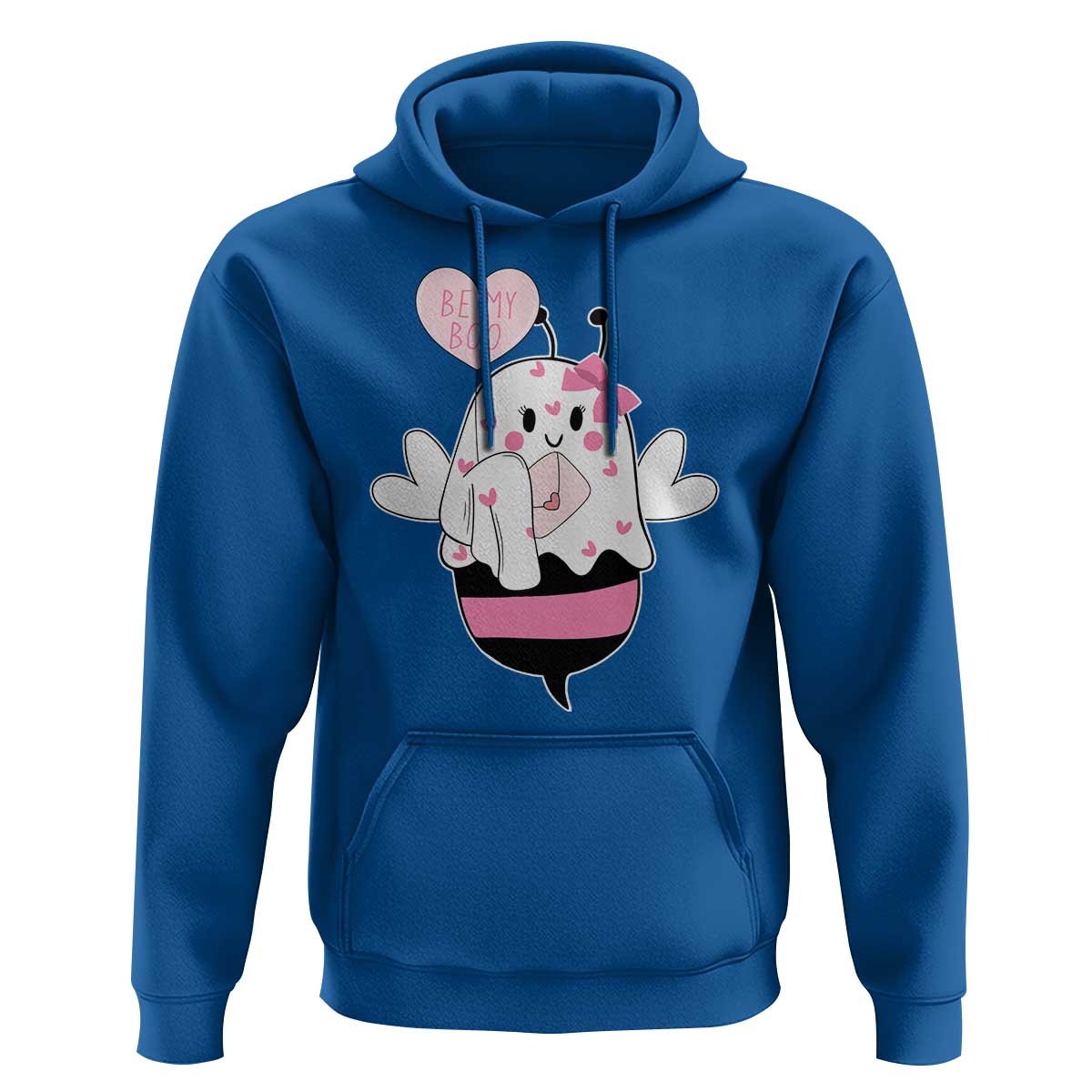 Valentines Ghost Hoodie Be My Boo Bee Boobee Coquette Cute Funny